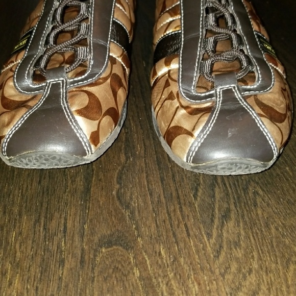 Sateen Coach Kirby Tennis Shoes - Picture 5 of 7